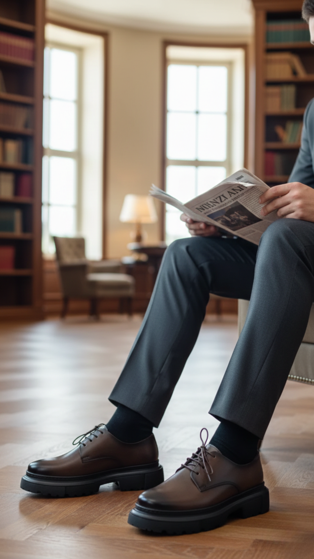 Derby Cuir – Chaussure Élégante Homme