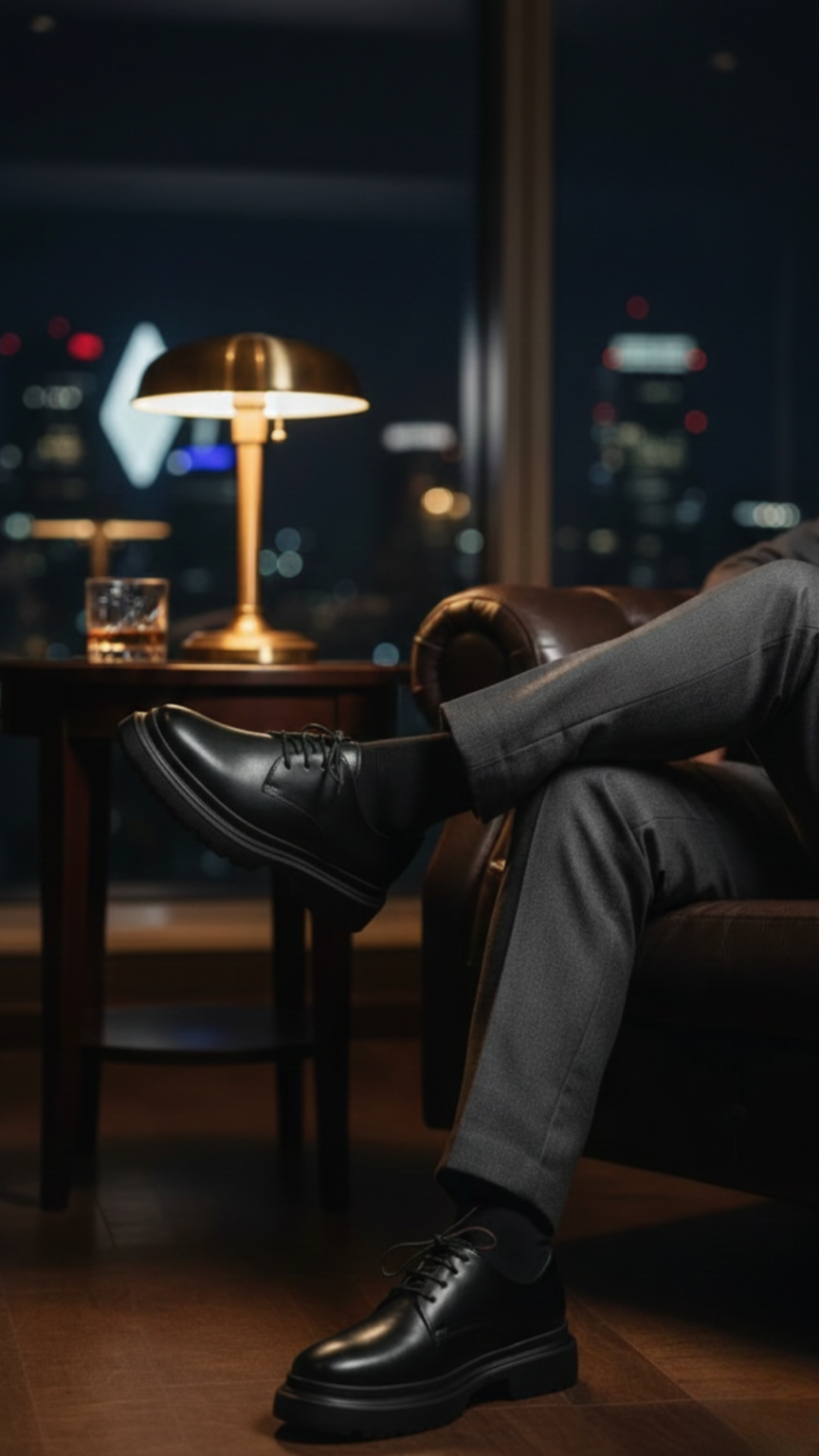 Derby Cuir – Chaussure Élégante Homme