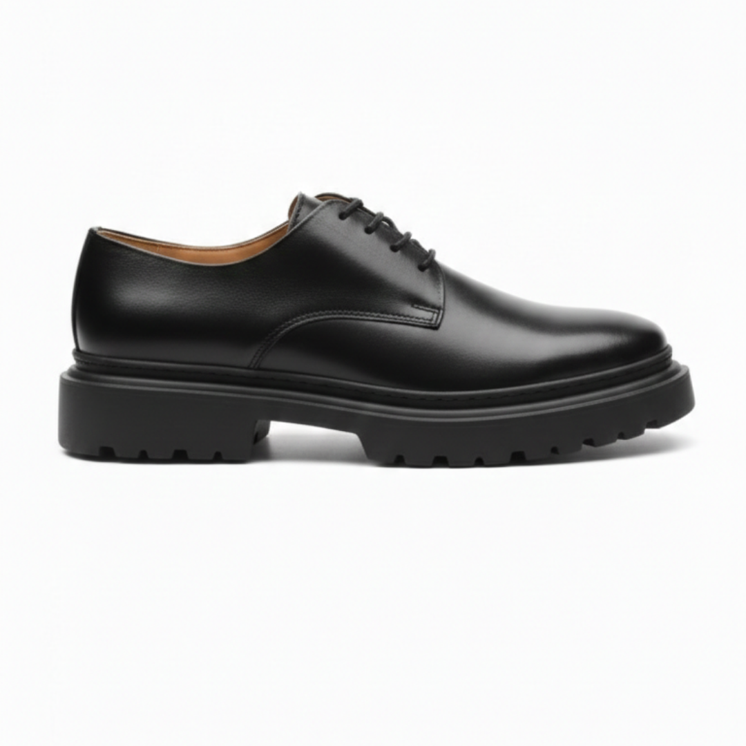 Derby Class – Chaussure en cuir véritable pour homme