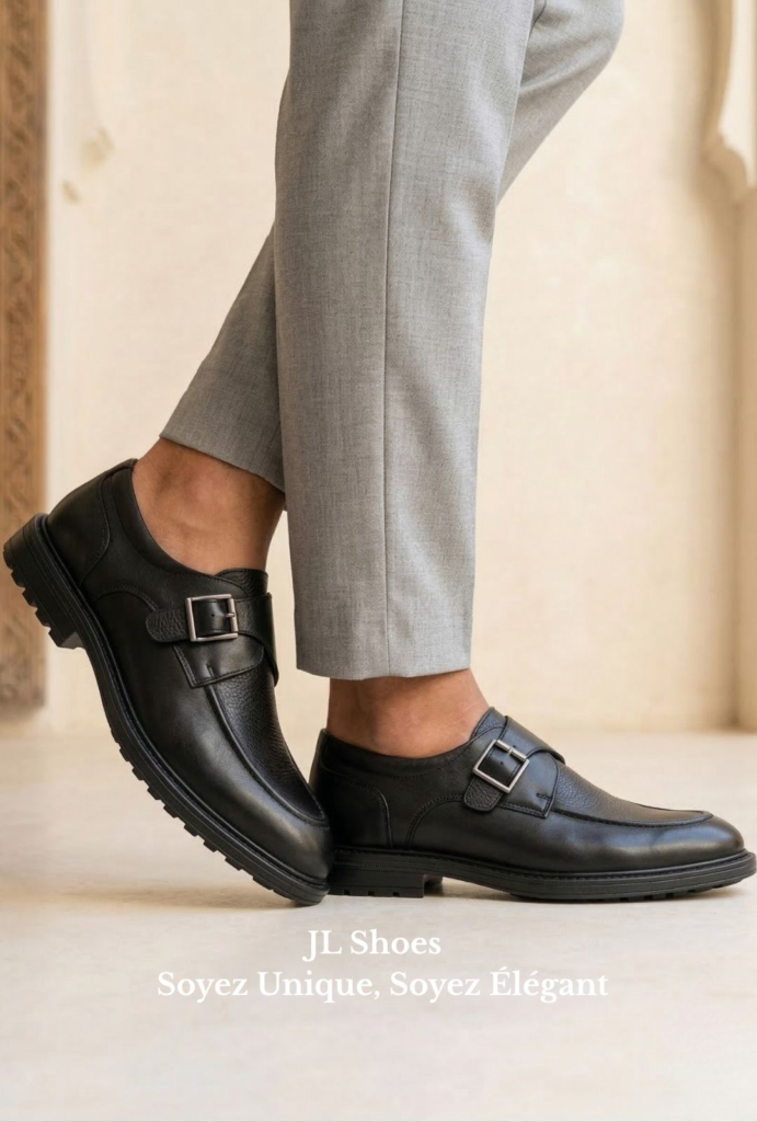 Monk Strap Cuir Homme – JL Shoes