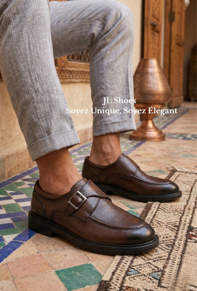 Monk Strap Cuir Homme – JL Shoes