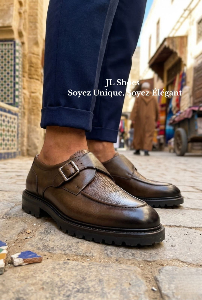 Monk Strap Cuir Homme – JL Shoes