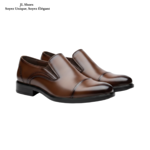 Majestic One – Chaussures Classiques Homme en Cuir Véritable Slip-On