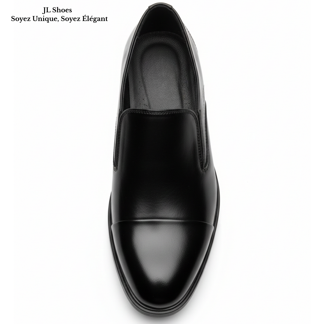 Majestic One – Chaussures Classiques Homme en Cuir Véritable Slip-On